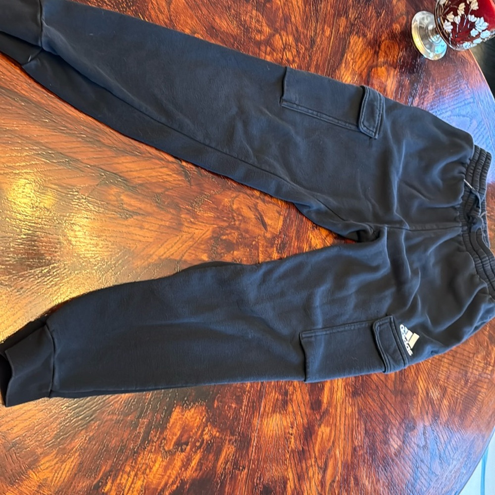 Used black Adidas sweatpants